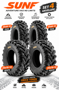 Set 4 Anvelope ATV SUNF A024 25x8-12 + 25x10-12 6PR – Noroi și Zăpadă