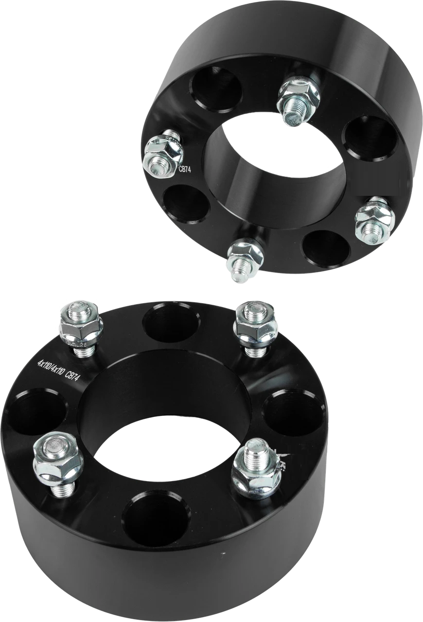 Distanțiere ATV CF Moto 51 mm 4x110 M10x1.25 – Set 2 Bucăți, cu Prezoane, Negru