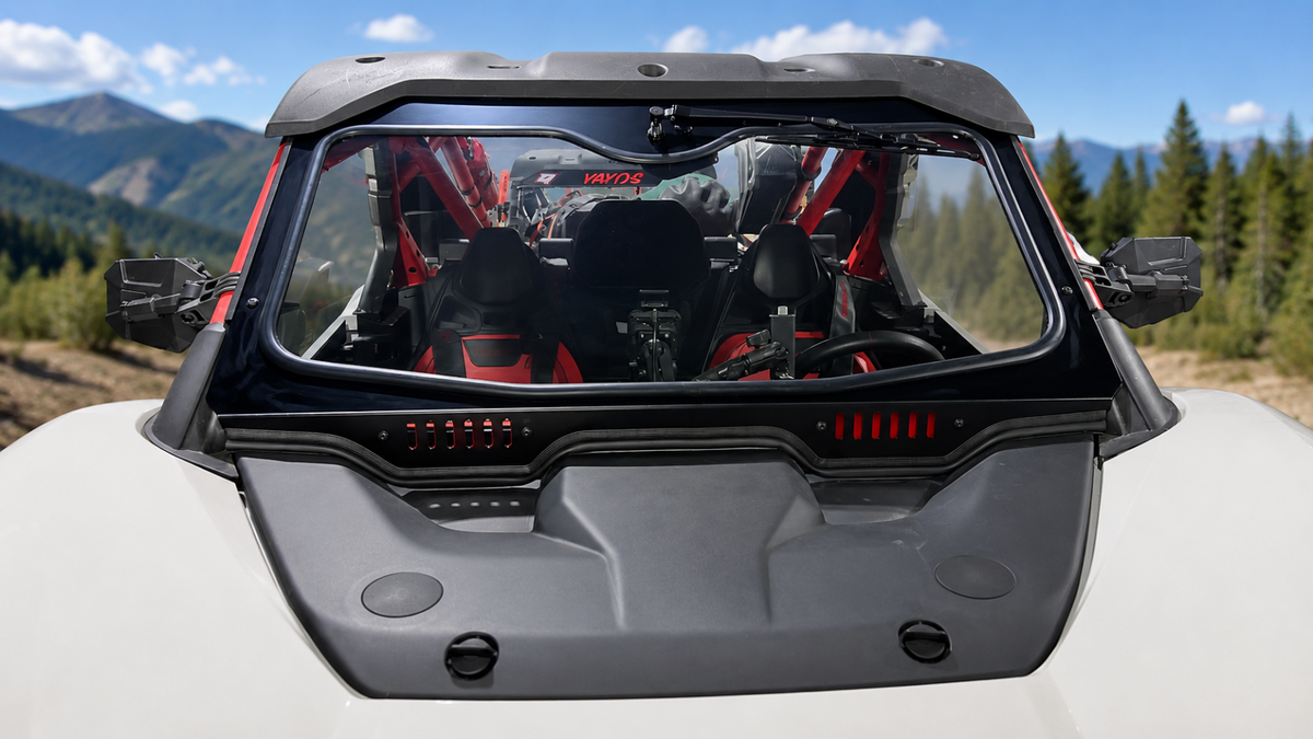 Parbriz sticlă laminată Segway Super Villain SX20T 2025+ cu ventilație