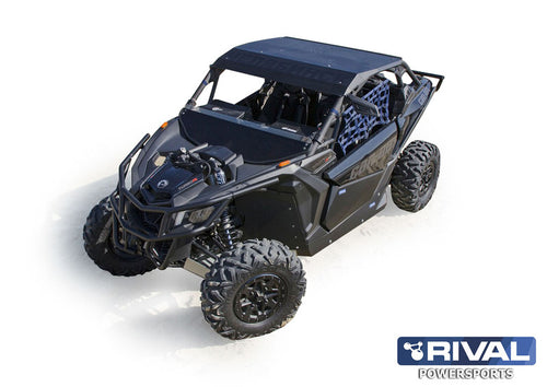 Acoperiș aluminiu Rival Powersports Can-Am Maverick X3 – negru, heavy duty – imagine 2