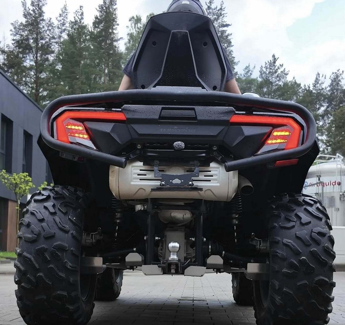 Bullbar / bumper spate QJMotor SFA 1000 / SFA 600 – oțel Ø38 mm, heavy duty – imagine 2