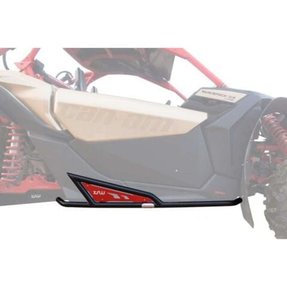 Bullbar lateral / rock slider Can-Am Maverick X3 XRW din PHD, roșu