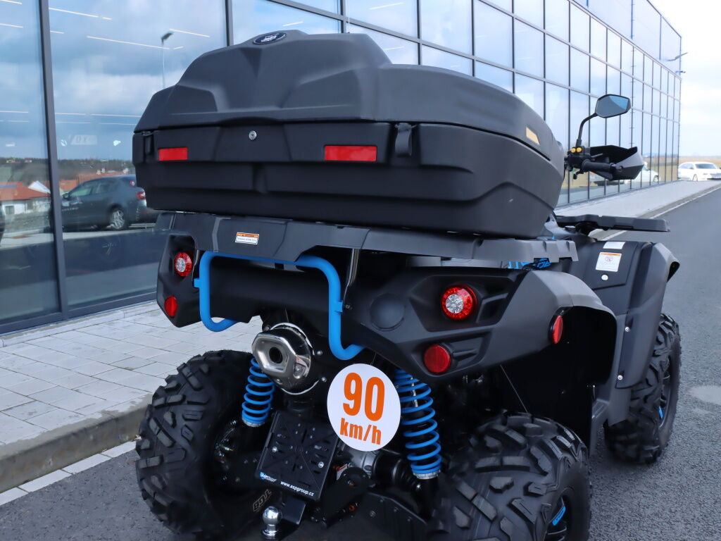 Cutie ATV cu scaun și spătar pentru pasager – 75L, universală – imagine 3