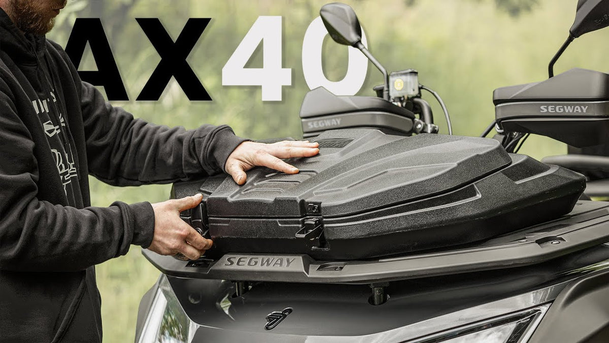 Cutie ATV Față SHARK AX40 40L pentru Segway AT6 – Universală, Etanșă, cu Închidere și Montaj Rapid – imagine 2