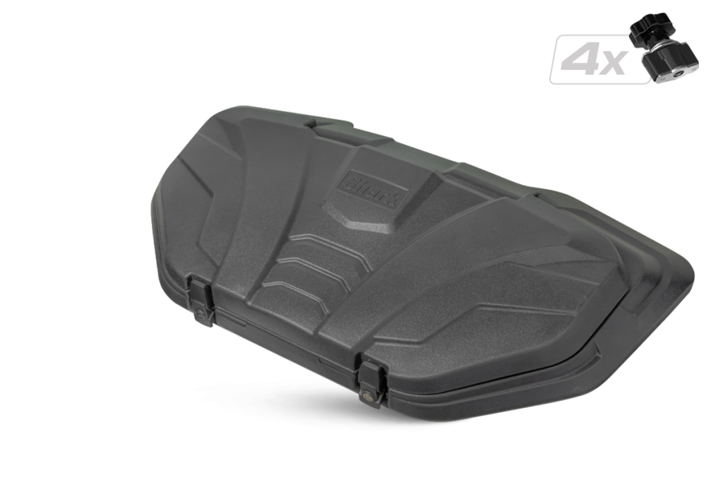 Cutie ATV Față SHARK AX40 40L pentru Segway AT6 – Universală, Etanșă, cu Închidere și Montaj Rapid