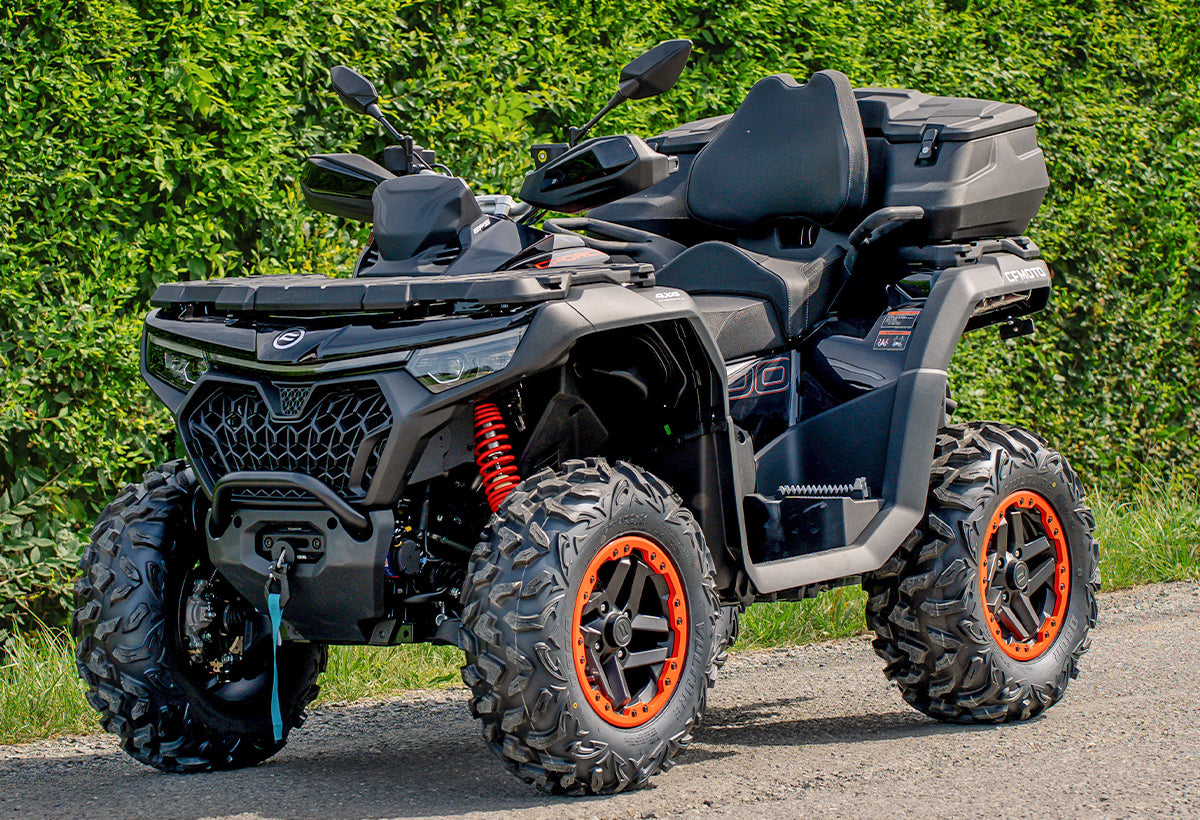 Cutie Spate ATV SHARK AX96 96L pentru CFMOTO CFORCE 520 Gen 2, C4, C5, 850 / 1000 Gen 3 și GOES Terrox – imagine 2