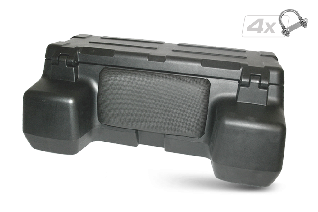 Cutie ATV Universală SHARK 8015 81L cu Spătar – Cutie Portbagaj Spate Impermeabilă pentru Can-Am, CFMOTO, Segway, Polaris, Linhai și alte ATV-uri