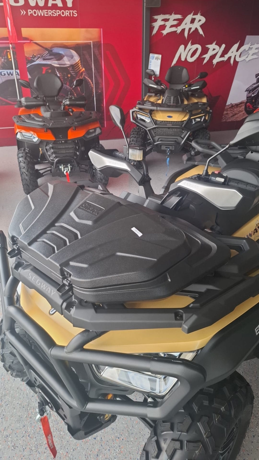 Cutie Față ATV SHARK 40L pentru Segway AT10 – Portbagaj Frontal Universal – imagine 2