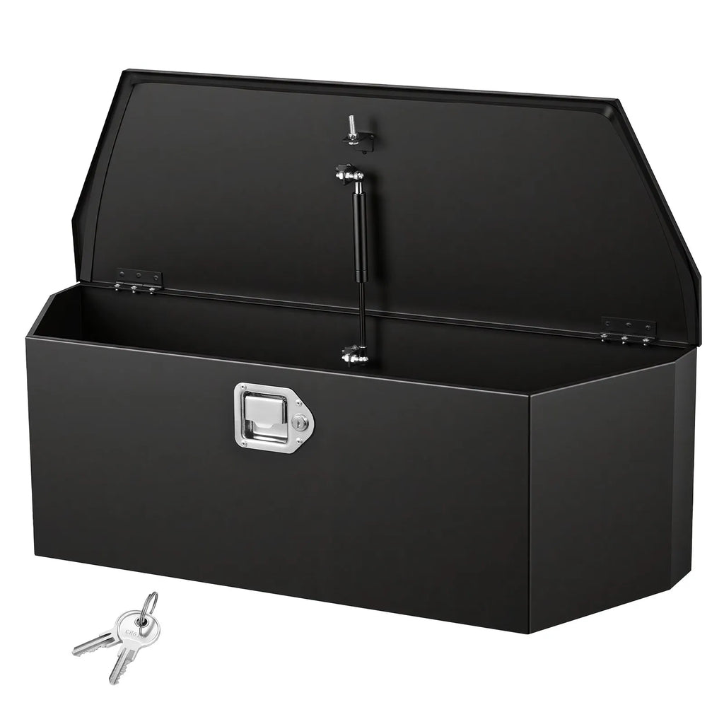 Cutie Scule Metalică pentru Remorcă și Benă Pickup 914 × 314 × 305 mm, cu Încuietoare – Neagră – imagine 6