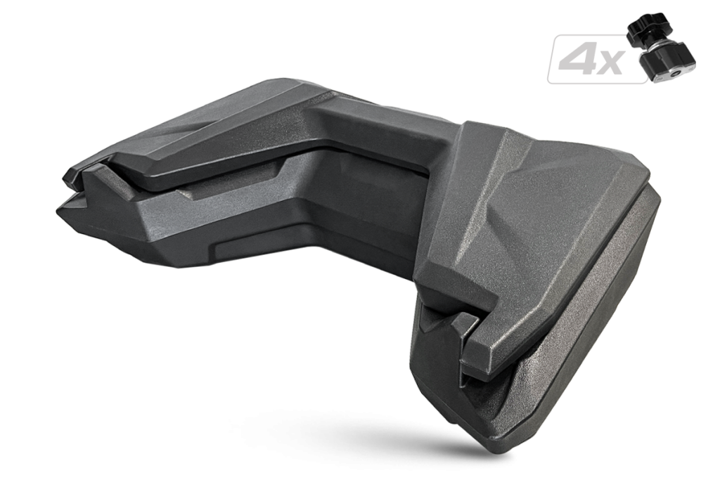 Cutie Spate ATV CFMOTO 625 / X6 SHARK AX90 – 90L, Spătar, Portbagaj Off-Road