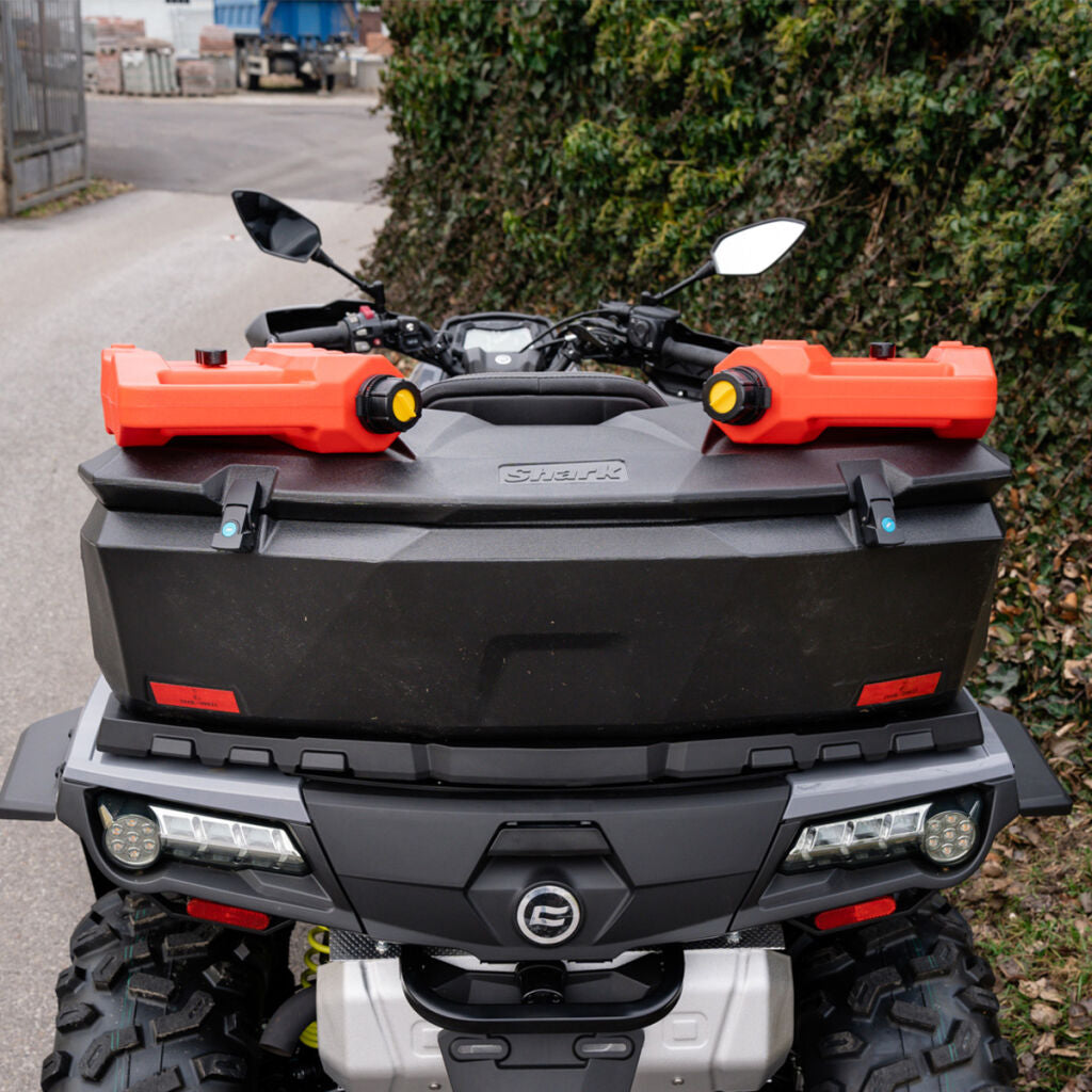 Cutie Spate ATV SHARK AX105 105L pentru Segway Snarler AT10, Portbagaj ATV, Impermeabilă, Prindere Rapidă – imagine 2