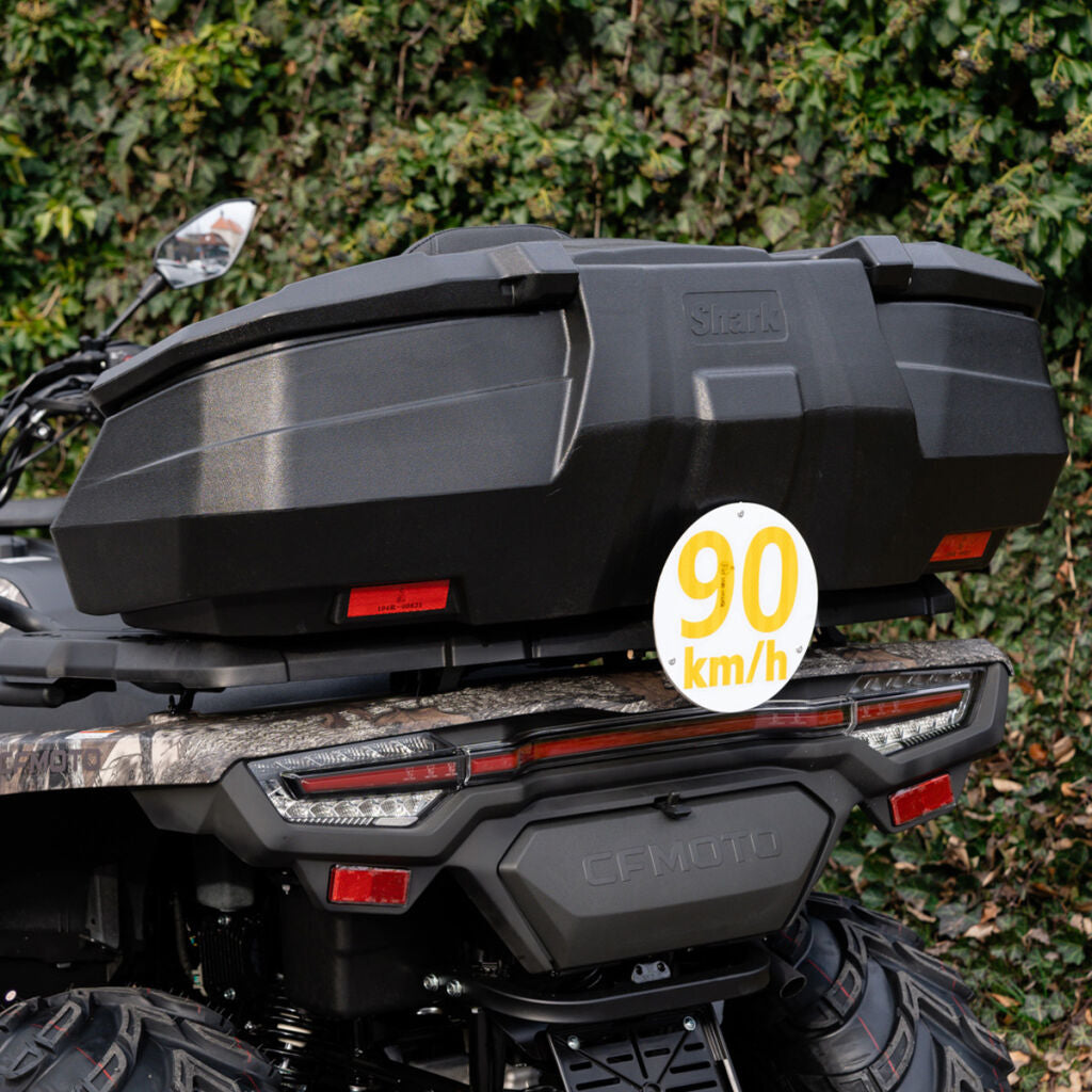 Cutie Spate ATV SHARK AX92 92L GOES Terrox 400 / 500, CFMOTO X450 / X520 – Ladă ATV cu Spătar – imagine 3