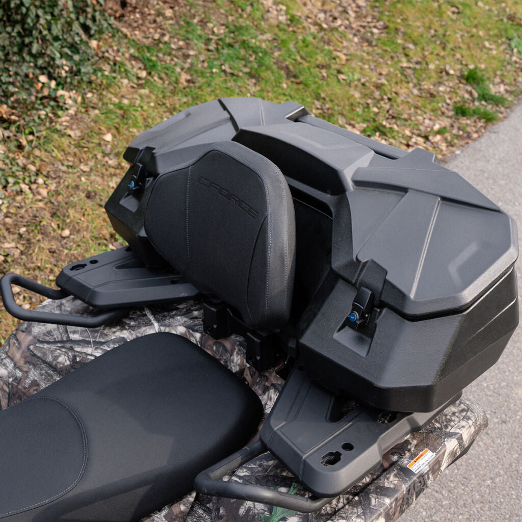 Cutie Spate ATV SHARK AX92 92L GOES Terrox 400 / 500, CFMOTO X450 / X520 – Ladă ATV cu Spătar