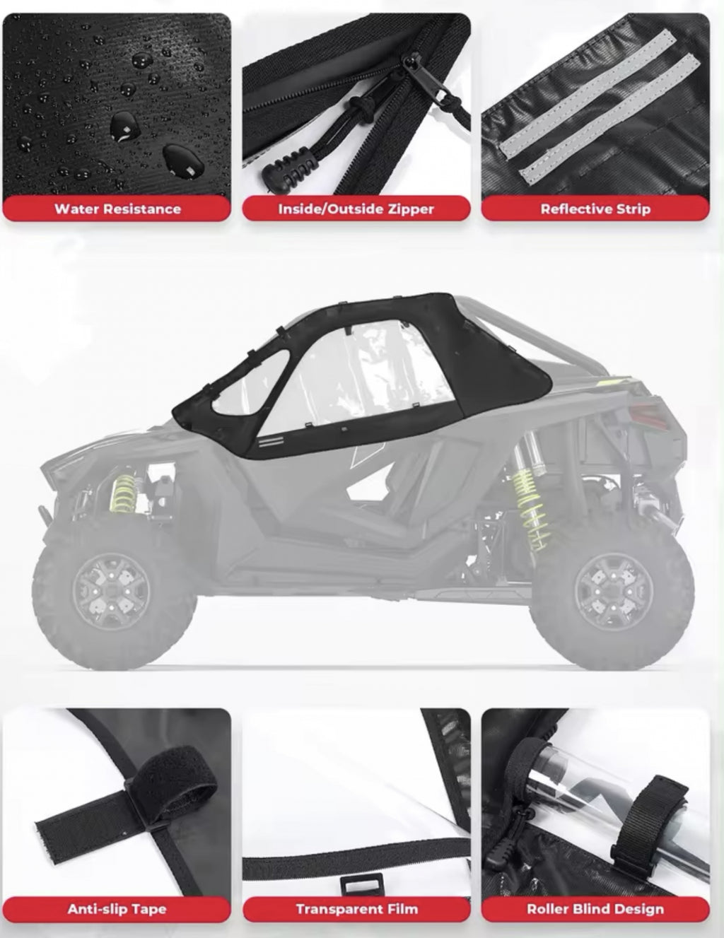 Închideri laterale Polaris RZR Pro XP
