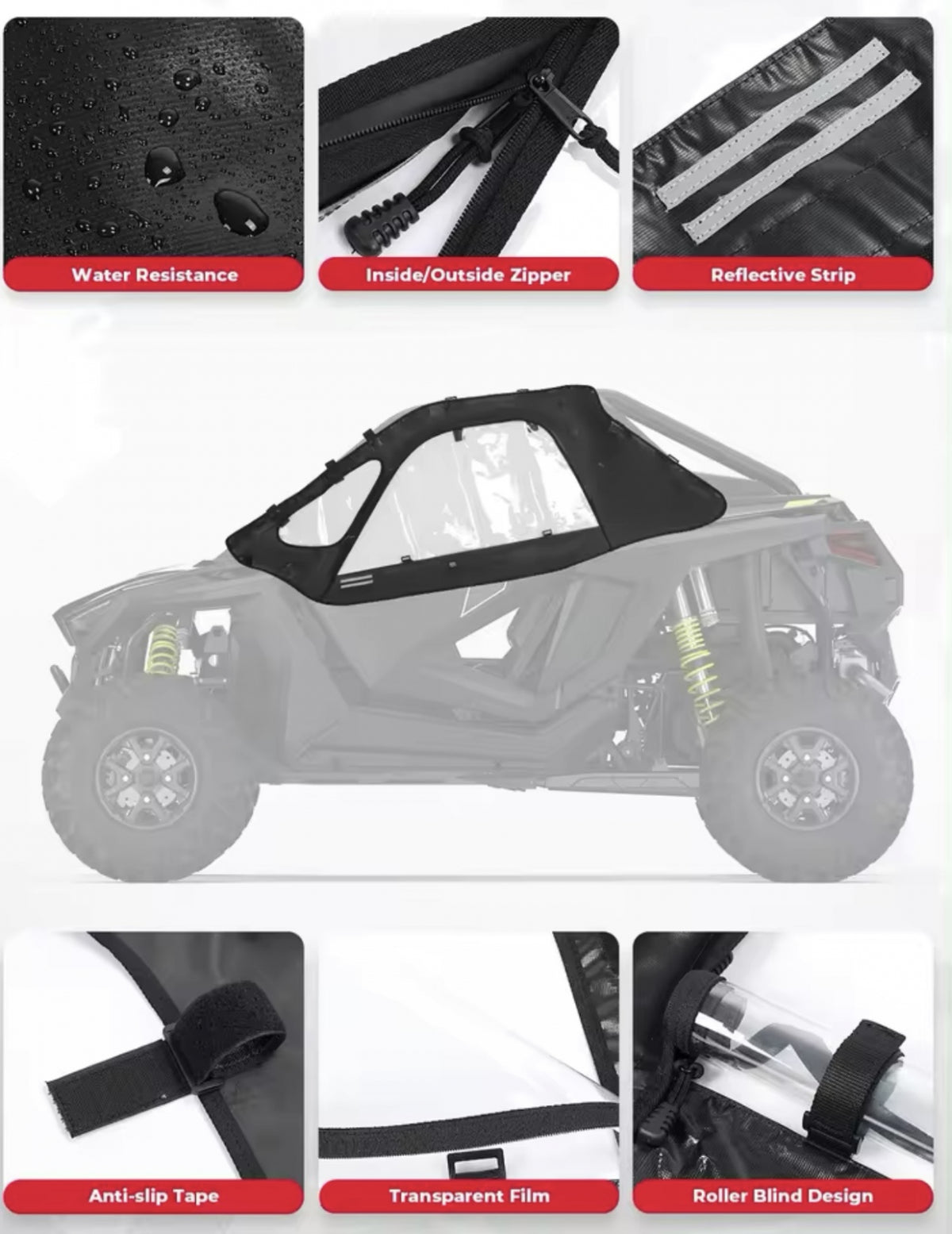 Închideri laterale Polaris RZR Pro XP