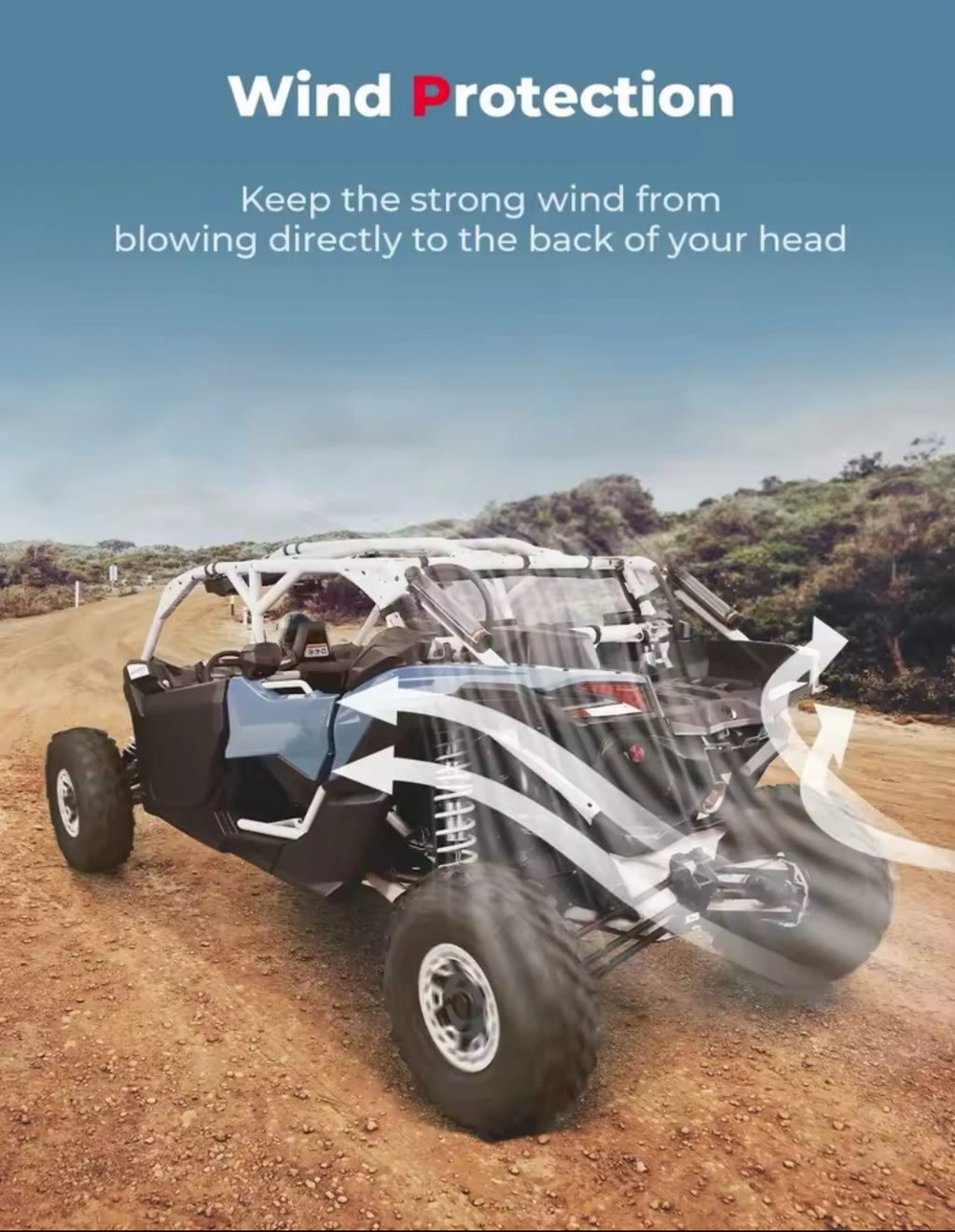 Închidere spate / geam spate Can-Am Maverick X3 2017–2024 – imagine 3