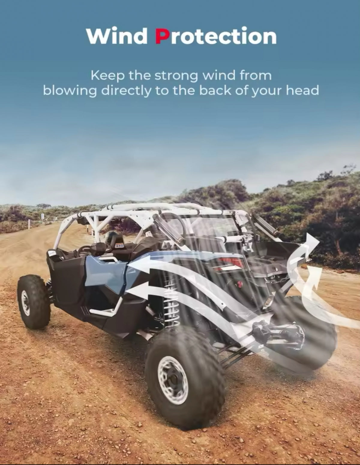 Închidere spate / geam spate Can-Am Maverick X3 2017–2024 – imagine 3