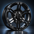 Jantă ATV aluminiu 12x7 4x137 4+3 neagră – QJMotor SFA 1000 / SFA 600, Can-Am