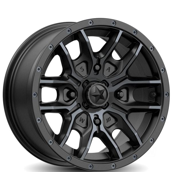 Jantă Can-Am Maverick X3 MSA M43 Fang R14 7J 4x137 ET10 – Satin Black