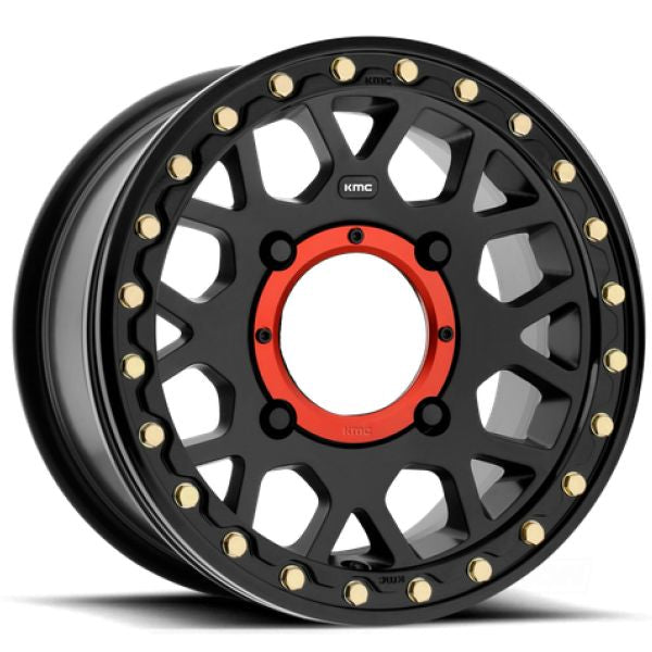 Jantă beadlock KMC Grenade Can-Am Maverick X3 R14 7x14 4x137 ET38 – Satin Black