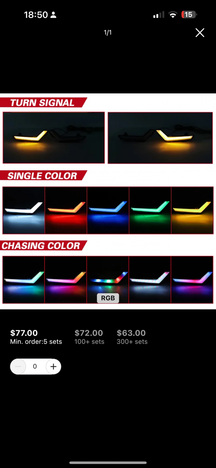 Lumini semnalizare RGB multicolor Can-Am Maverick X3 – control din aplicație telefon – imagine 5
