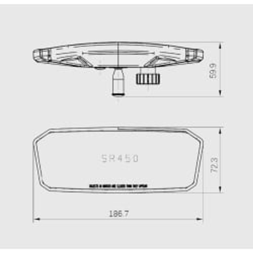 Oglindă retrovizoare interioară Can-Am Maverick X3 – 715004924 – imagine 2