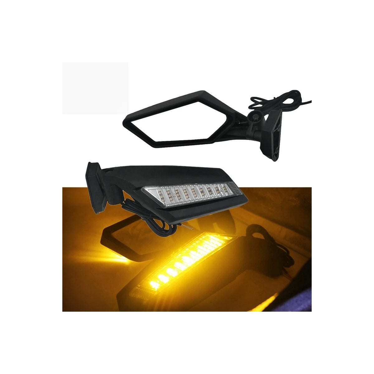 Oglinzi laterale Can-Am Maverick X3 cu semnalizare LED, set 2 bucăți – imagine 8