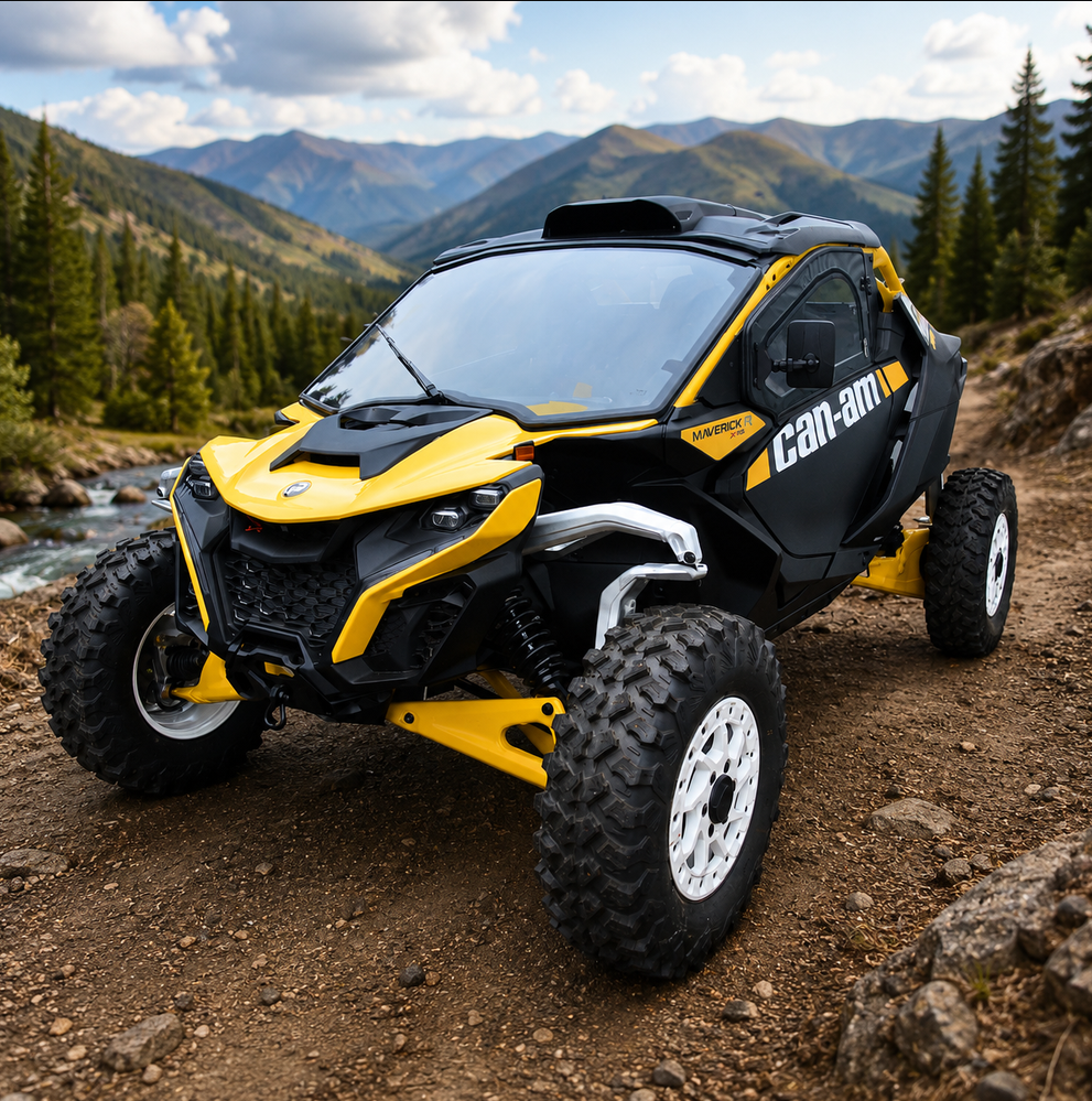 Parbriz încălzit Can-Am Maverick R cu ștergător