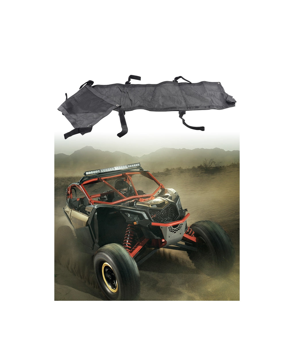 Plasă spate Can-Am Maverick X3 – plasă protecție geam spate
