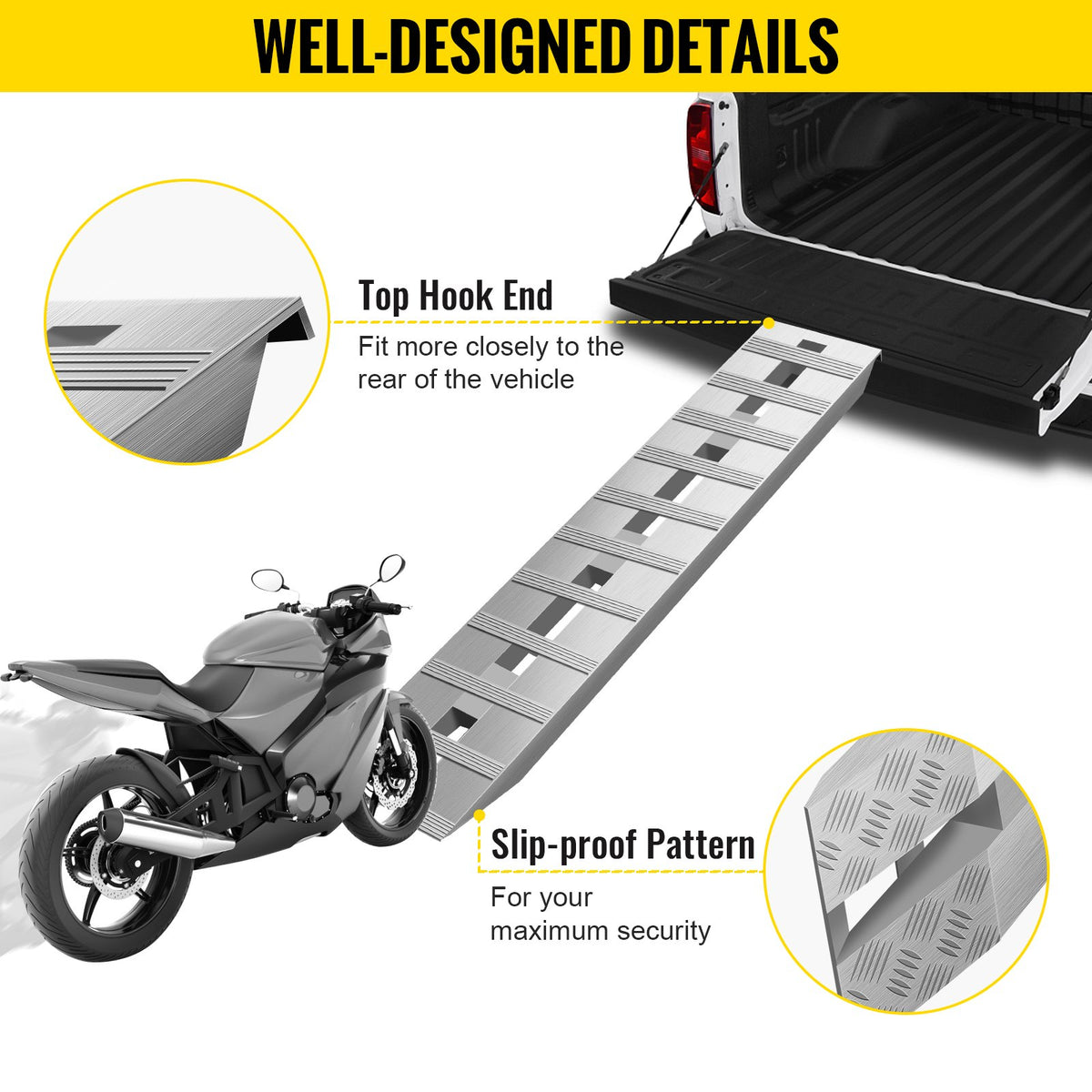 Rampe încărcare aluminiu ATV UTV 152 cm 2700 kg