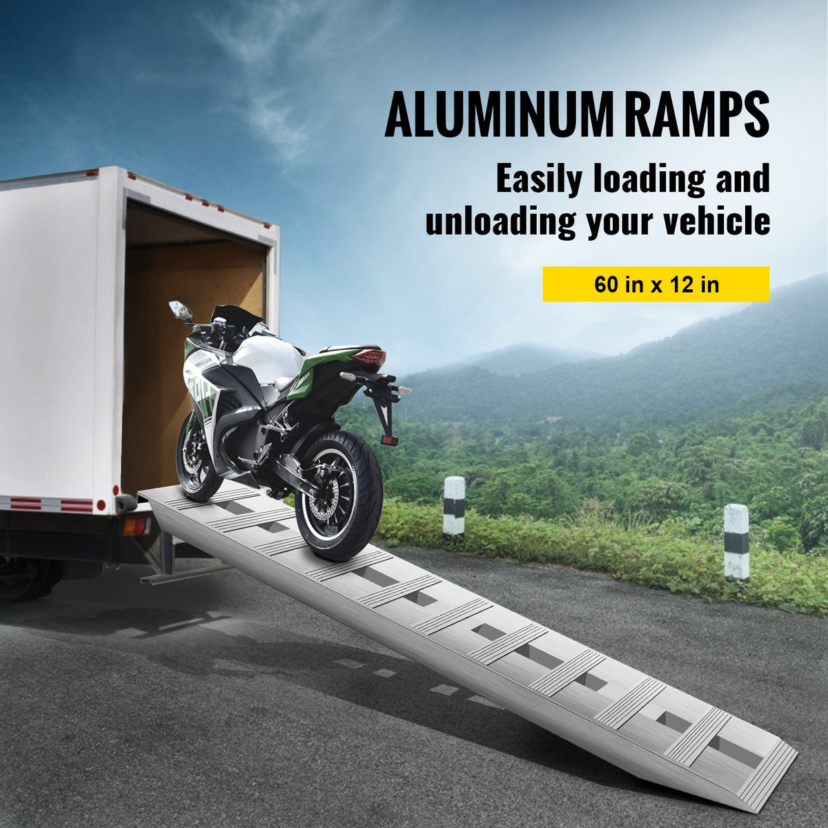 Rampe încărcare aluminiu ATV UTV 152 cm 2700 kg