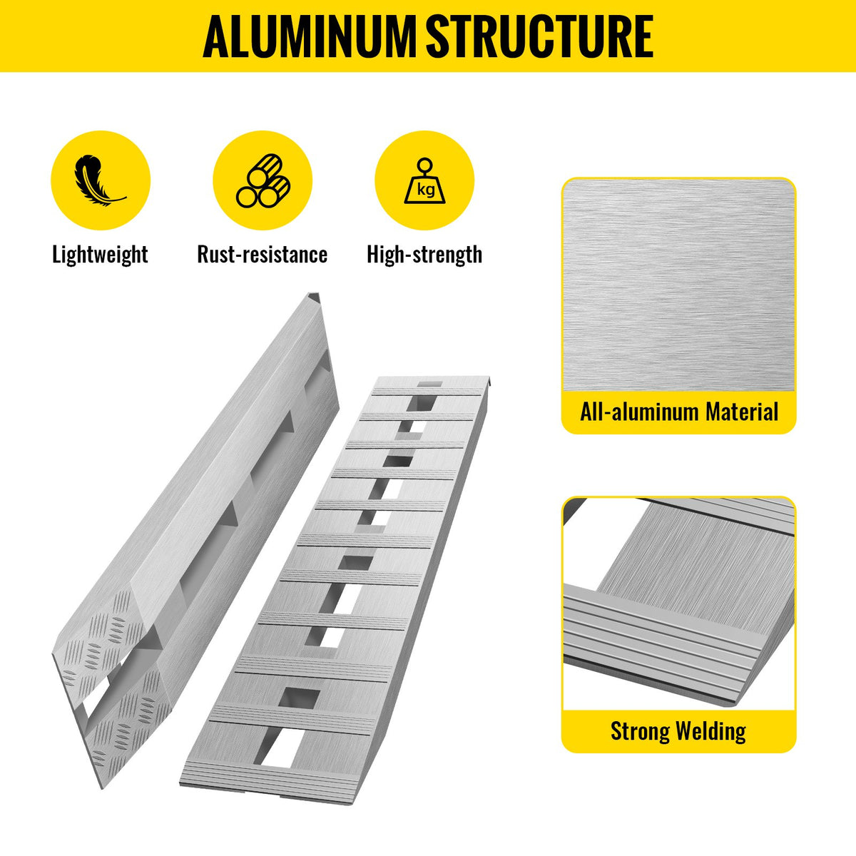 Rampe încărcare aluminiu ATV UTV 152 cm 2700 kg