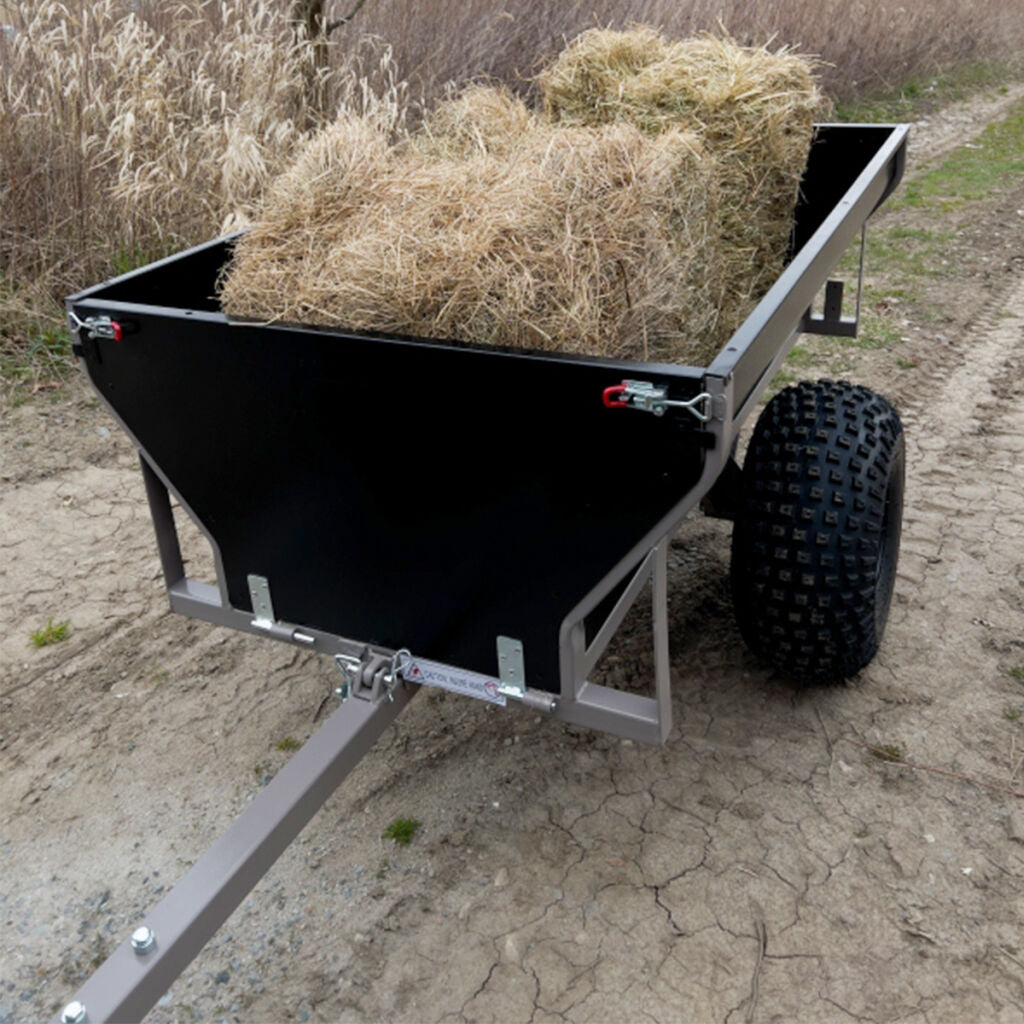Remorcă ATV / UTV Premium SHARK Wood 550 – Basculabilă, Sarcină 500 kg, Oțel Galvanizat – imagine 2