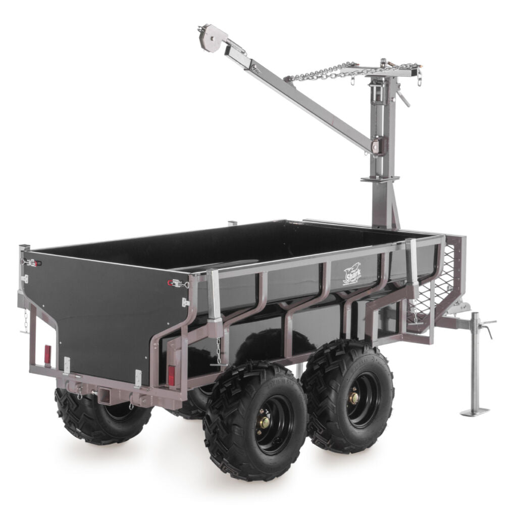 Remorcă Forestieră ATV / UTV cu Macara SHARK Wood 1500 – Pentru Lemne și Bușteni, 1400 kg – imagine 5