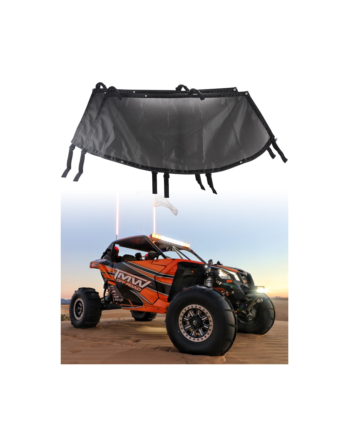Plase laterale Can-Am Maverick X3 – plase protecție geamuri laterale – imagine 2