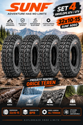 Set 4 Anvelope ATV / UTV SUNF A060 32x10-15 8PR – Noroi