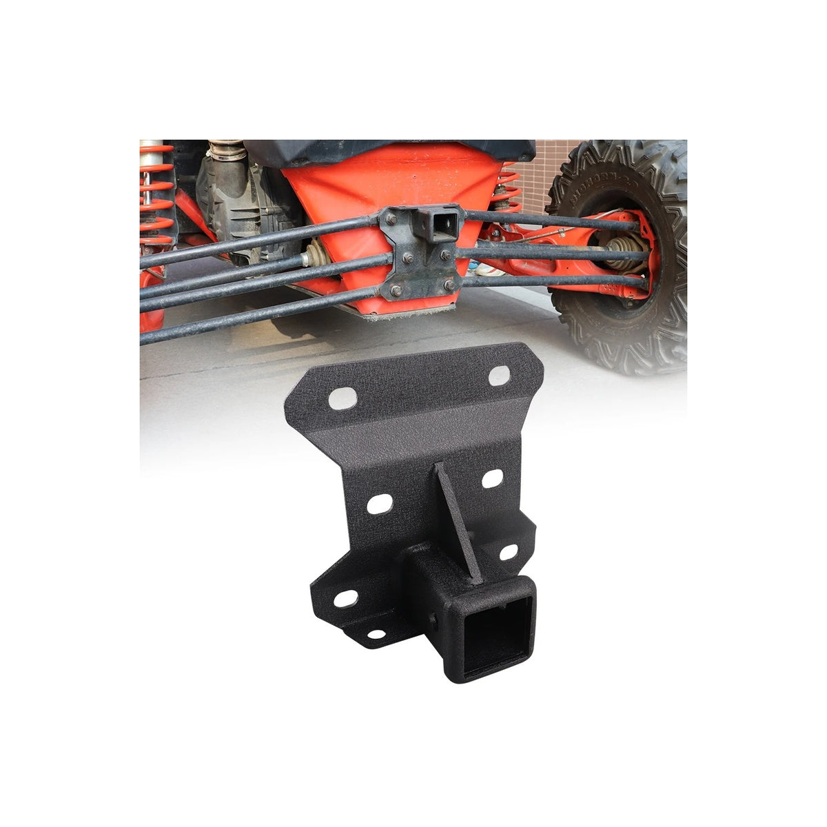 Suport cârlig remorcare / suport troliu spate Can-Am Maverick X3