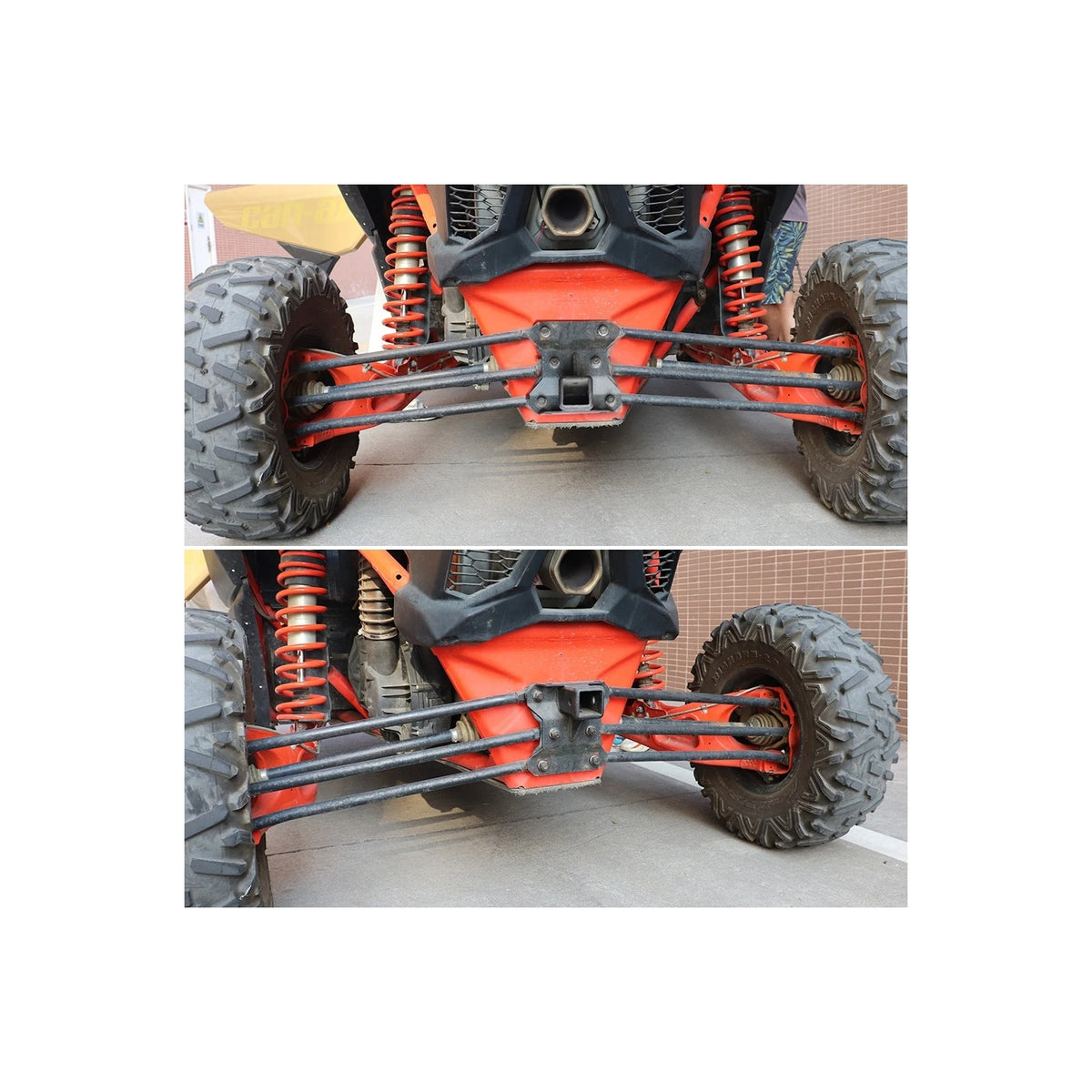 Suport cârlig remorcare / suport troliu spate Can-Am Maverick X3 – imagine 2