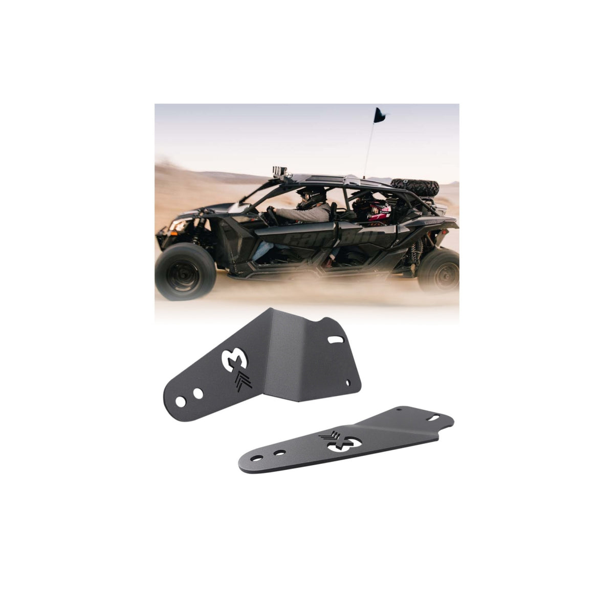 Suport LED bar Can-Am Maverick X3 – imagine 3
