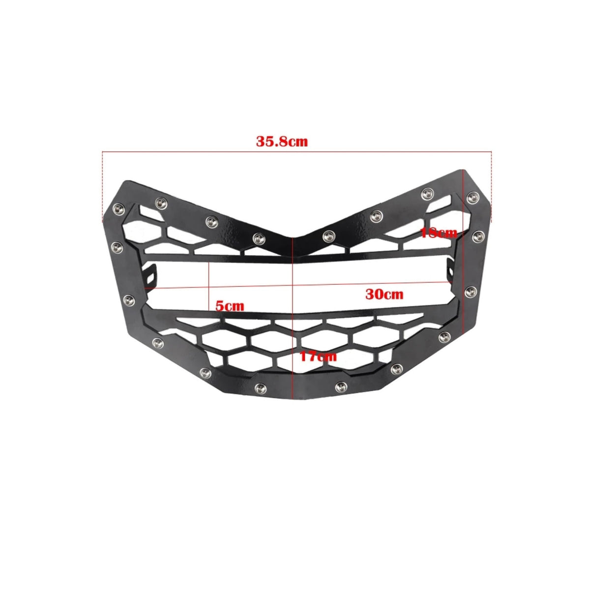 Grilă radiator cu proiector LED bar pentru Can-Am Maverick X3 – imagine 3