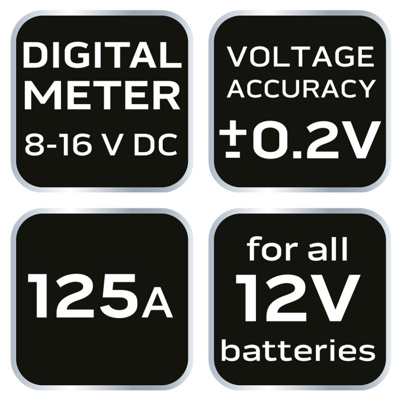 Tester baterie digital 12V 125A