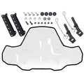 Parbriz ATV Bronco din policarbonat optic, 51 x 91 cm, rezistent la zgârieturi
