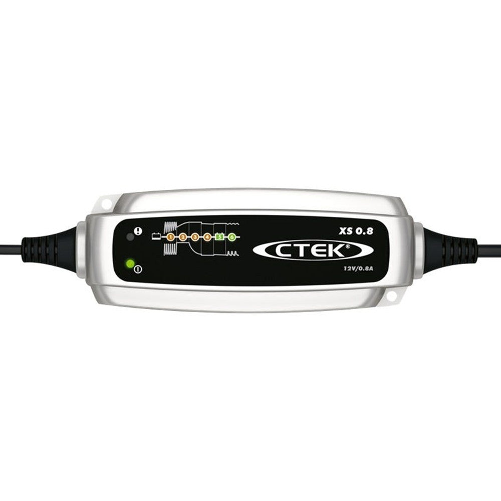Încărcător baterie CTEK XS 0.8, 12V 0.8A, pentru ATV, moto și mentenanță auto