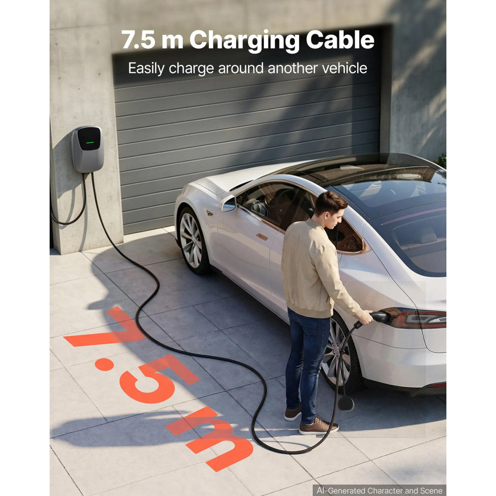 Stație de încărcare wallbox 22 kW trifazată Type 2