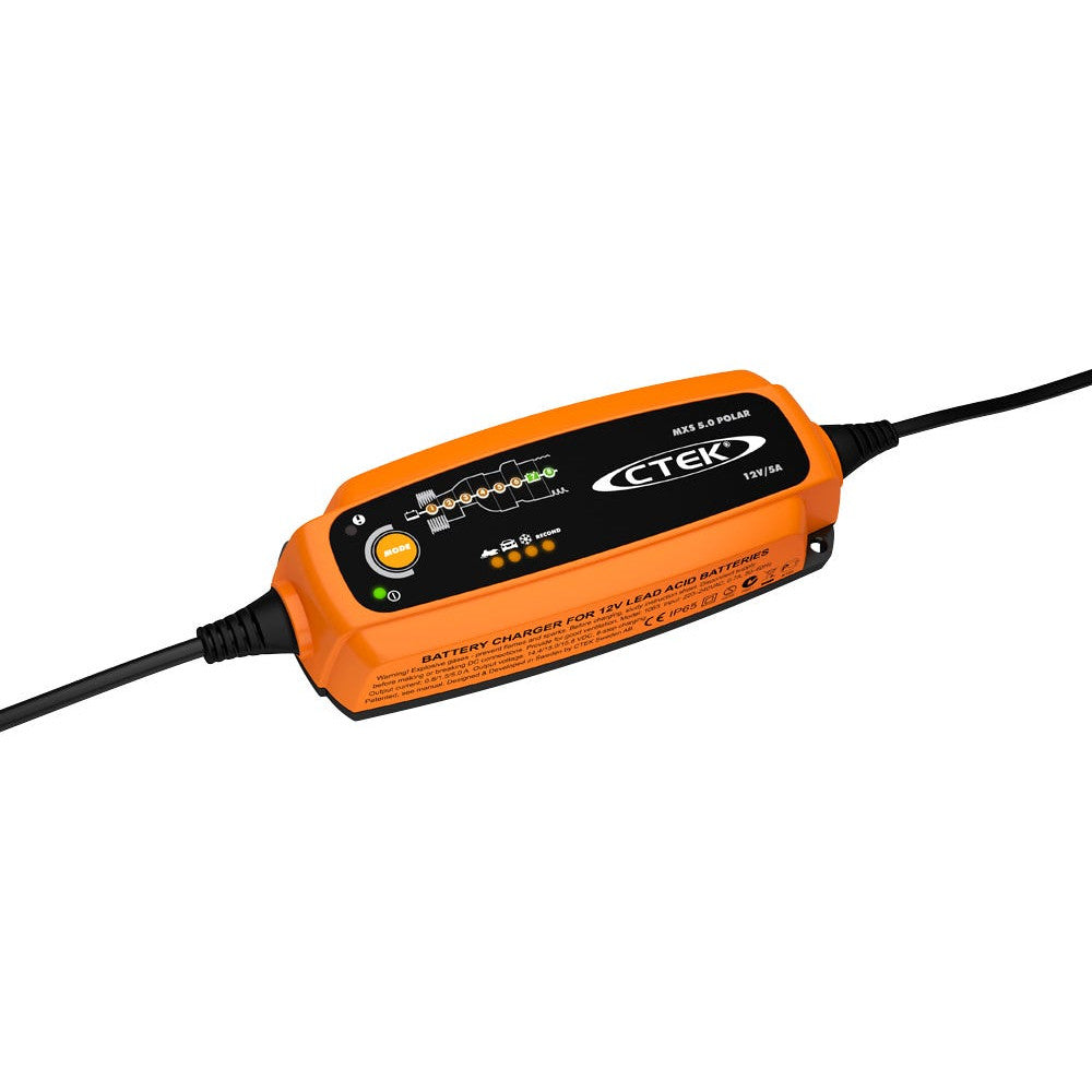 Încărcător baterie CTEK MXS 5.0 Polar, 12V 5A, pentru frig până la -30 °C