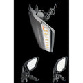 Oglinzi UTV cu semnalizare LED integrată, prindere roll cage 1,5–2"