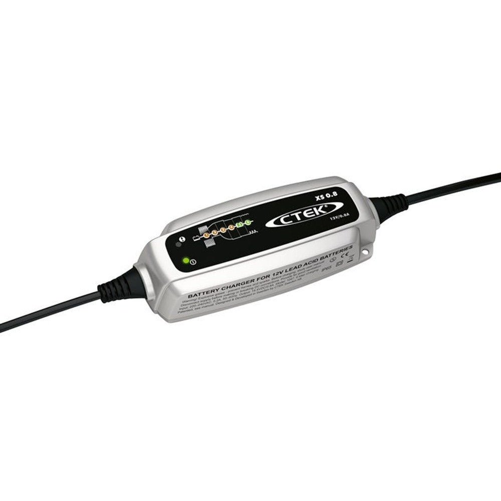 Încărcător baterie CTEK XS 0.8, 12V 0.8A, pentru ATV, moto și mentenanță auto